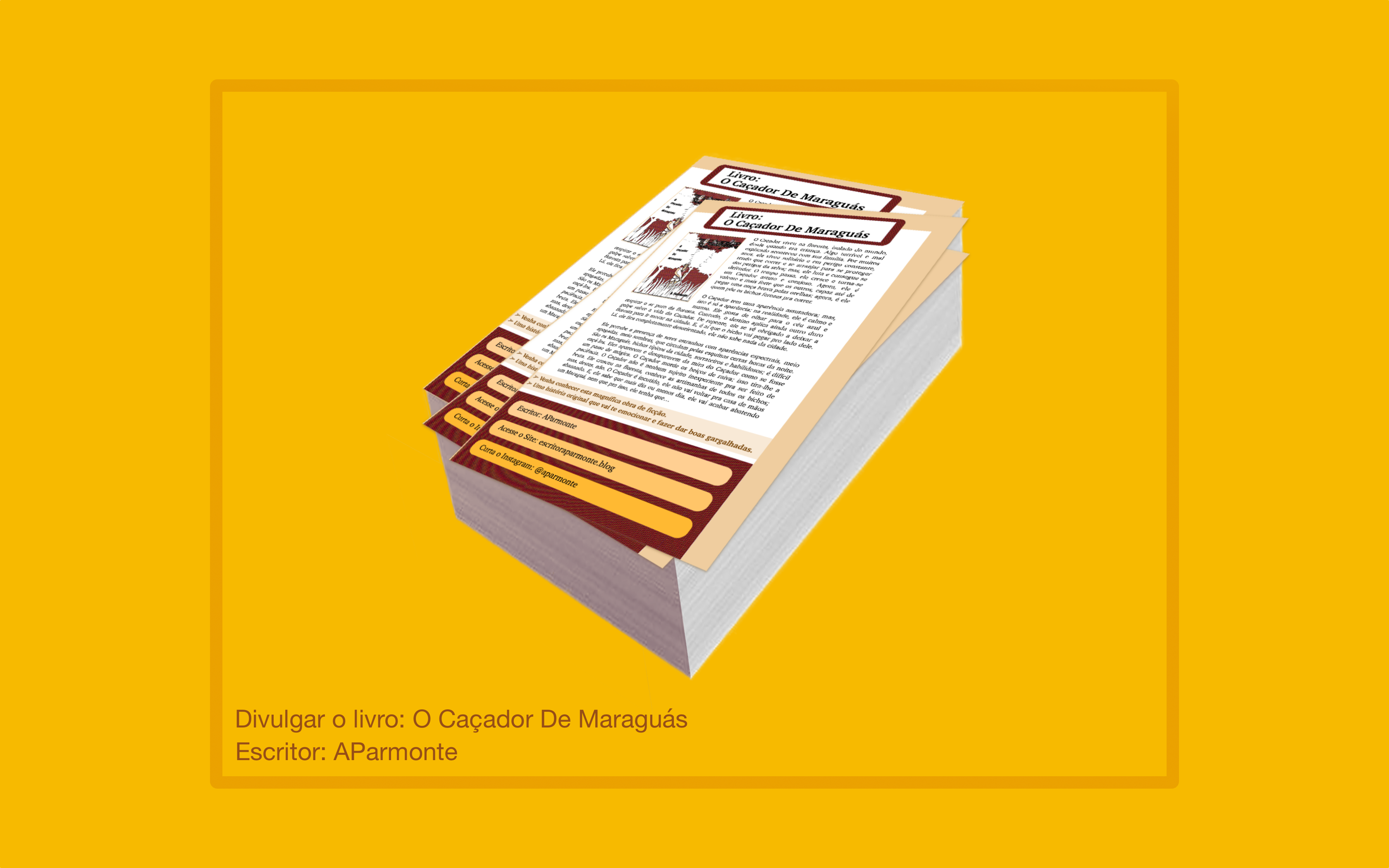 Propaganda do livro: O Caçador De&nbsp;Maraguás